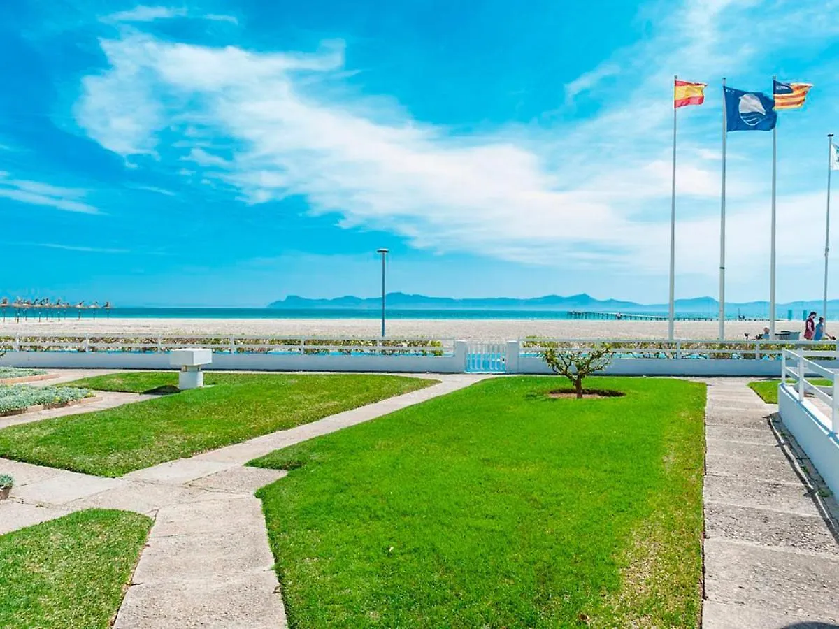 Apartment Oiza Sand Castles 23 At Alcudia Beach, Wifi And Aircon