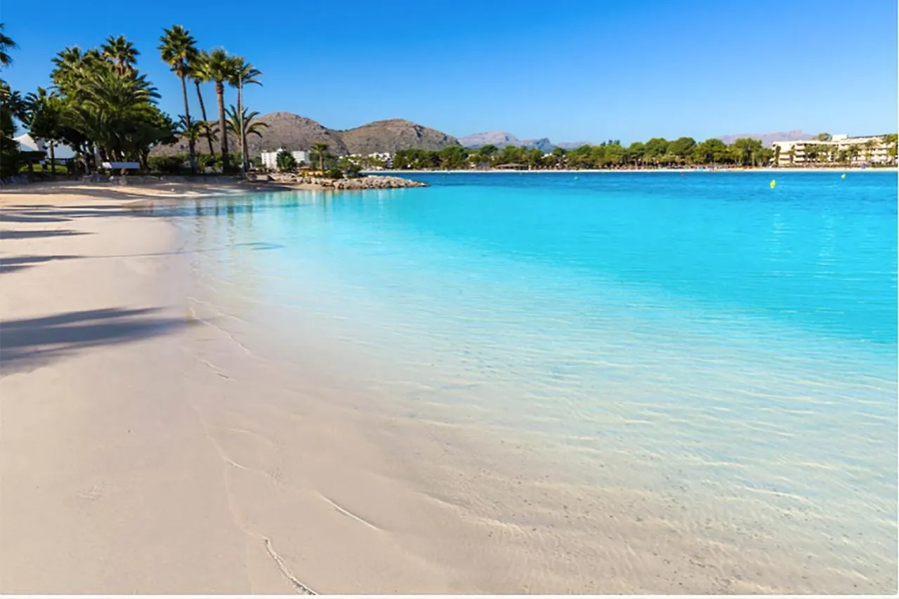 Apartment Oiza Sand Castles 23 At Alcudia Beach, Wifi And Aircon Spanje